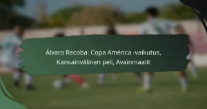 Álvaro Recoba: Copa América -vaikutus, Kansainvälinen peli, Avainmaalit