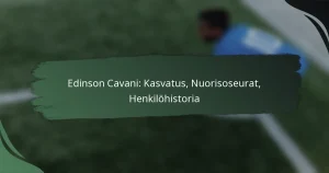 Edinson Cavani: Kasvatus, Nuorisoseurat, Henkilöhistoria