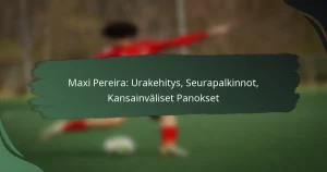 Maxi Pereira: Urakehitys, Seurapalkinnot, Kansainväliset Panokset